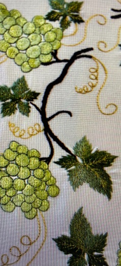 Une nappe inspirée des vignes de Bourgogne