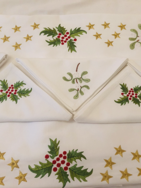 Une nappe de Noël…le plus beau des compliments